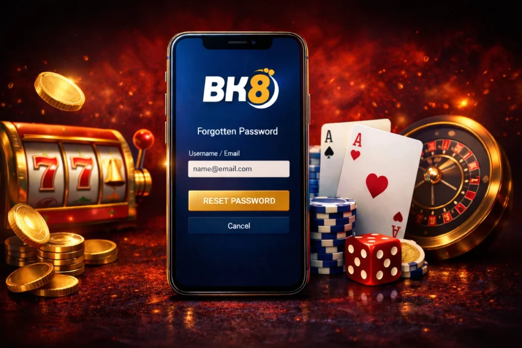 BK8 Reset Forgotten Password